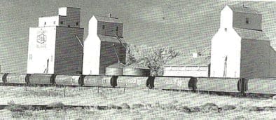 Last train in Val Marie before railway demolition