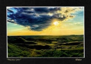 Robert Postma Prairie Light- Small Matted Print