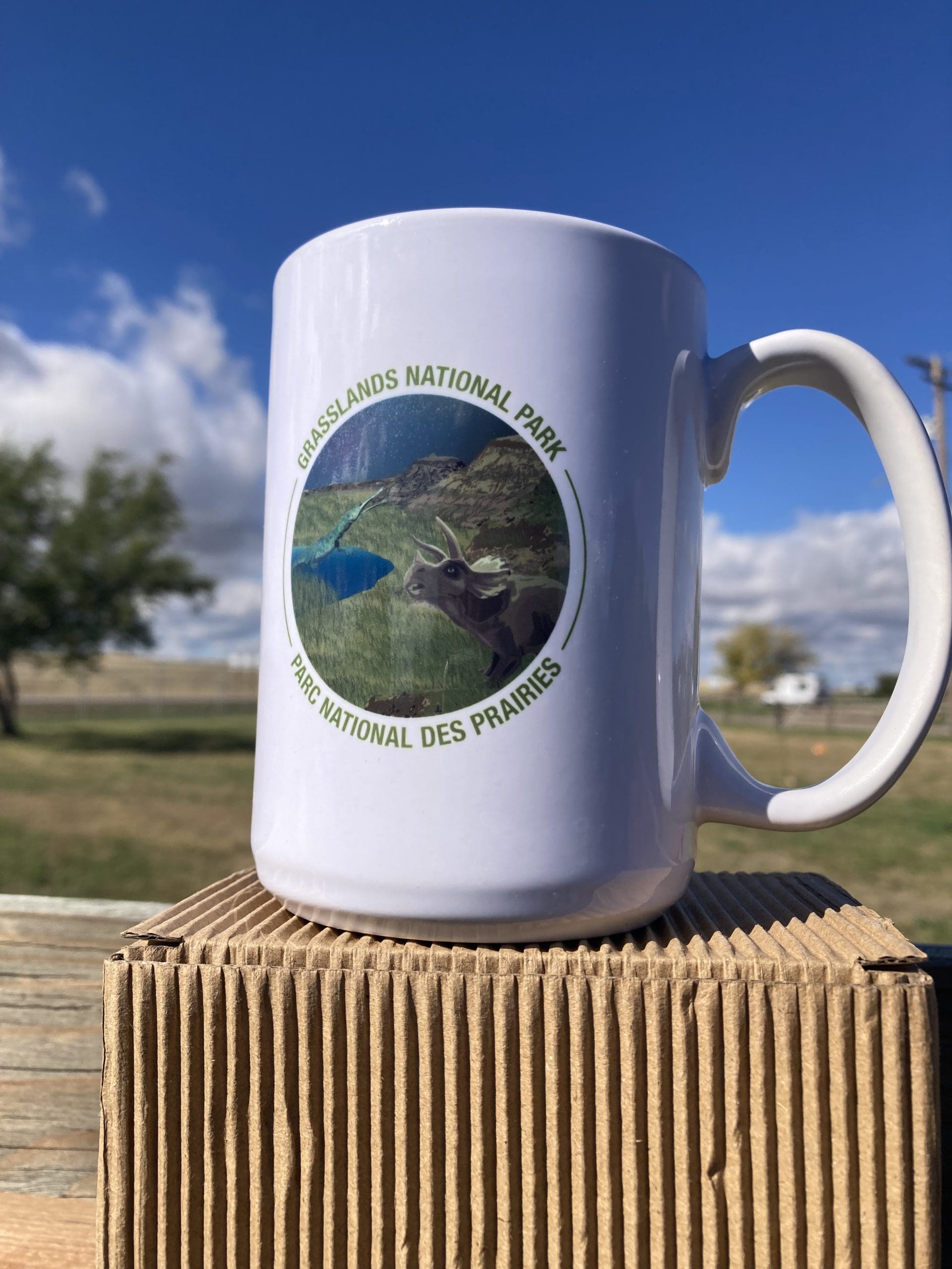 Grasslands National Park Dinosaur Mug